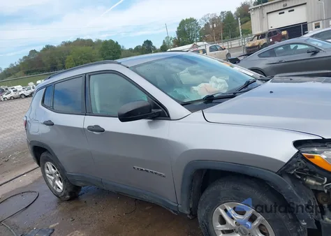 2017 Jeep Compass Sport z USA, uszkodzony, nr VIN 3C4NJDABXHT631203